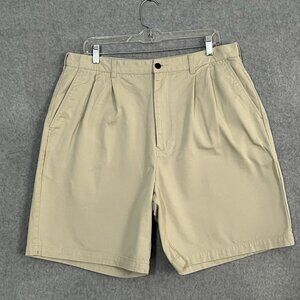 Tommy Hilfiger Shorts Mens 36 Tan Khaki Chino Th Short Classic Fit Preppy Golf